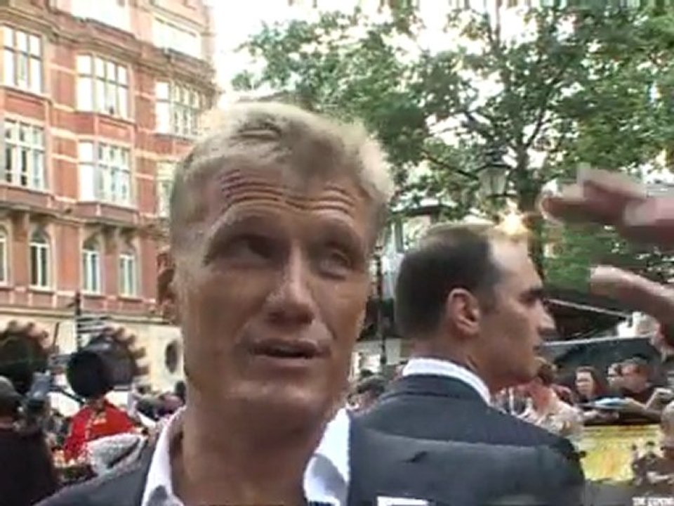 The Expendables 2 (interview Stallone Lundgren Statham)