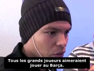 Thiago Silva : "Tout le monde veut jouer au Barça"