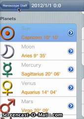 [iPhone App] The App will help you to create the horoscope