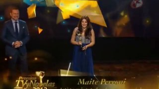Maite Perroni gana el TvyNovelas 2012  a la más popular en la redes sociales