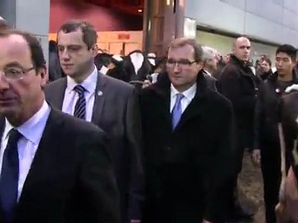 SIA 2012 : François Hollande en visite au SIA