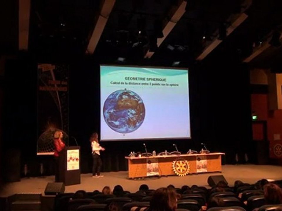 Mathématiques et record du tour du monde à la voile : conférence M. Auriol, 15 ans