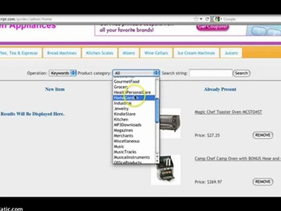Amazon Affiliate Script - MiniSiteScript.com