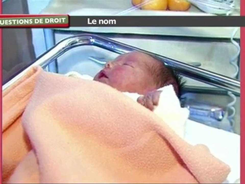 Questions de droit : Le nom de famille