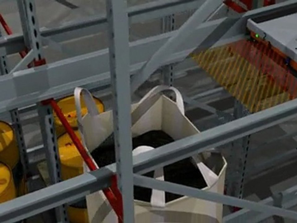 Navette automatique de palettisation