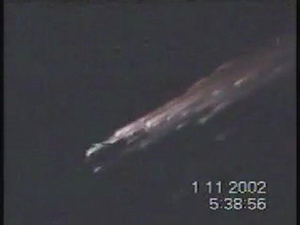 OVNI rentrée atmospherique Turquie1er novembre 2002