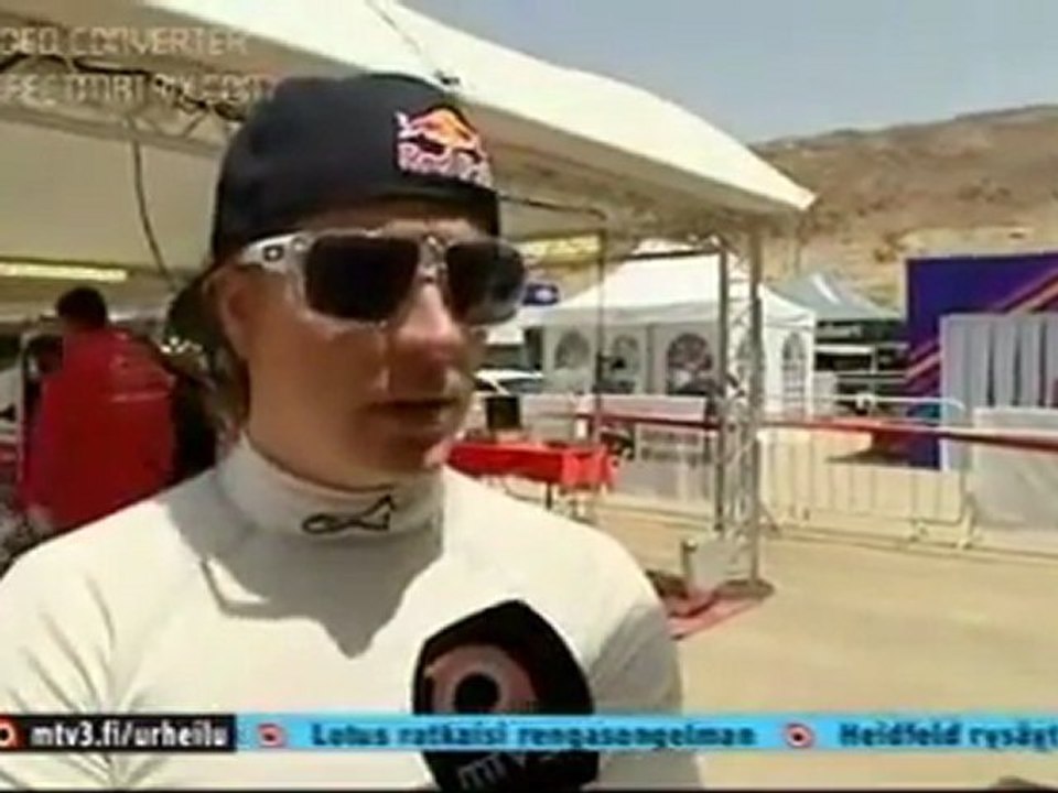 WRC Rally Jordan 2011 Kimi Räikkönen Interview