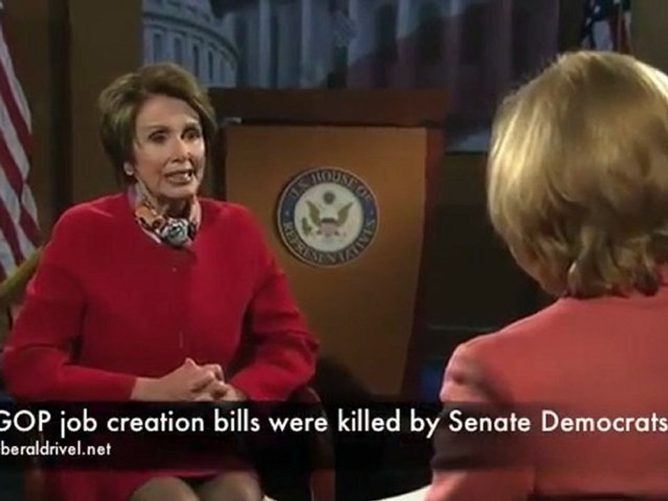 The Comedy of Nancy Pelosi - PBS Interview on Payroll Tax, Obama Budget, Obamacare