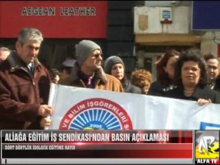 Aliağa Eğitim İş Sendikası Basın Açıklaması