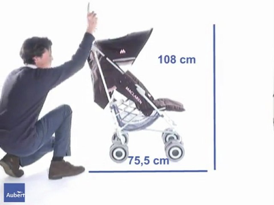 Poussette Techno XLR de Maclaren - Dépliage