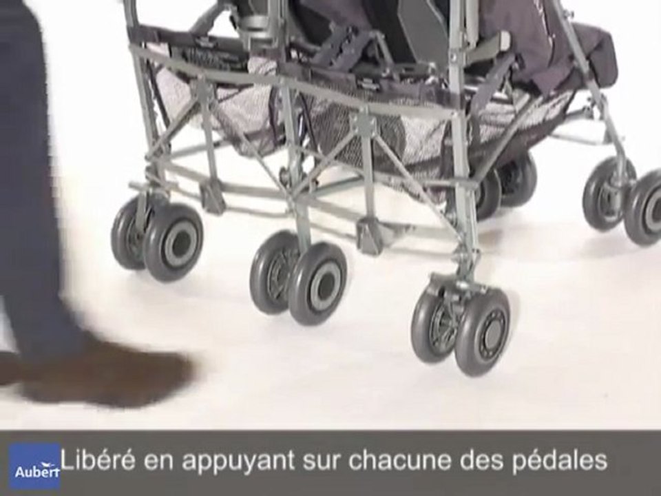 Poussette Twin Techno de Maclaren - Freinage