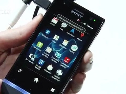 Sony Xperia U: First Look Hands-on from MWC 2012