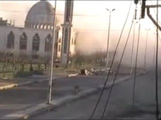 فري برس   حمص باباعمرو قصف  الحي لليوم 25 على التوالي 28 2 2012 ج4