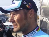 Tom Boonen reacts to stage four win in Qatar, 2012