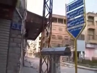 فري برس   حمص حي الحمدية 27 2 2012