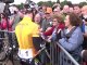Lars Boom talks after stage 3 of the 2011 Tour of Britain