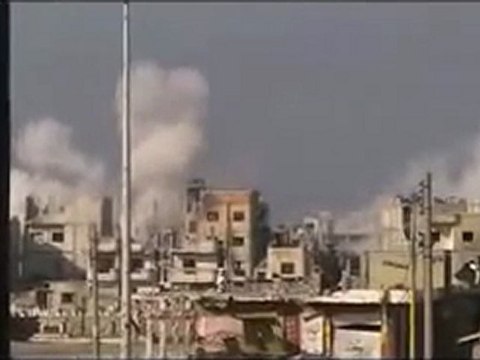 فري برس حمص باباعمرو قصف الحي لليو م24 على التوالي 27 2 2012 ج1