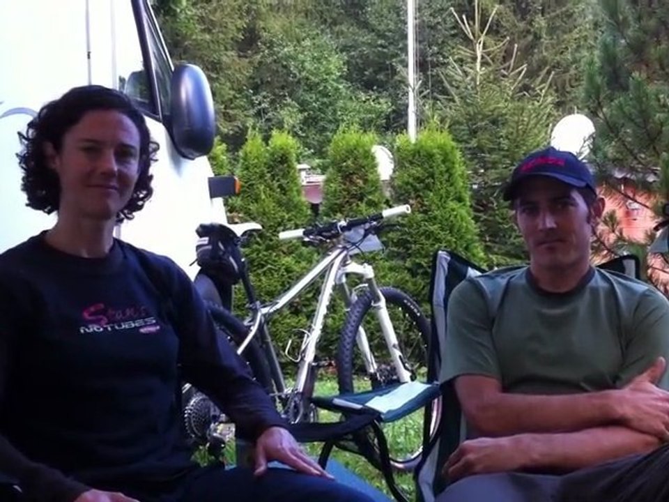 Mary McConneloug and Mike Broderick speak before the 2011 World Championships in Champery