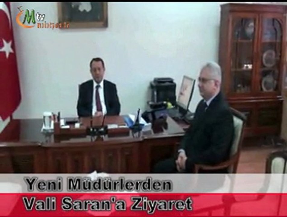 Yeni Müdürlerden Vali Saran'a Ziyaret