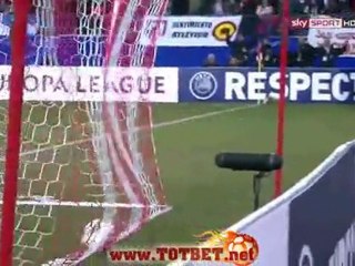 Атлетико - Лацио (1-0) 23.02.2012