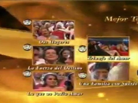 La Fuerza del Destino gana el premio como Mejor Telenovela en los TVyNovelas 2012
