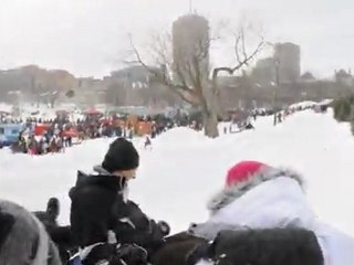 Descente en bloc de bouées