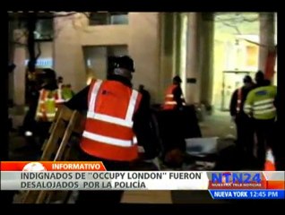 Manifestantes del "Occupy London" fueron desalojados por la Policía – NTN24.COM