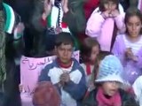 فري برس يبرود مظاهرة لحرائر المدينة 28 2 2012