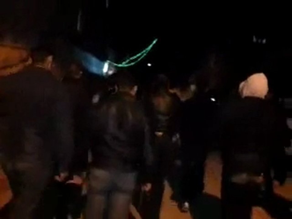 فري برس مظاهرة مسائية طيارة زملكا ريف دمشق 28 2 2012