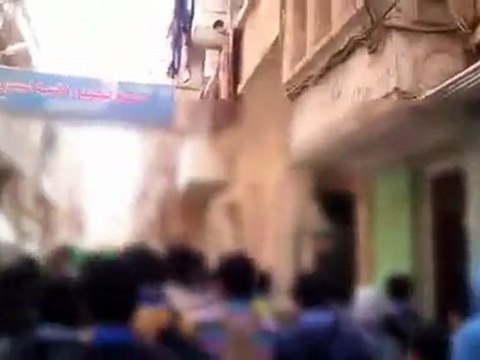 فري برس دير الزور مظاهرة طلابية حي الجبيلة 28 2 2012 ج2
