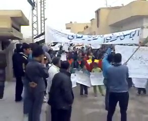 فري برس الحسكة  مظاهرة ابطال حي المفتي 28 2 2012 ج1