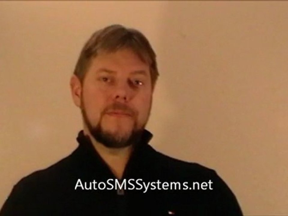 Auto SMS System Scam