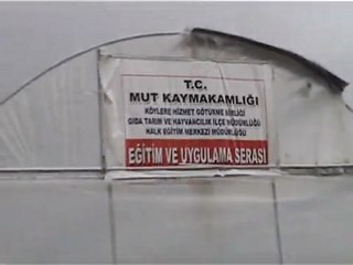 Mersin-Mut-öğrencilerin örnek serada uygulama calışmaları