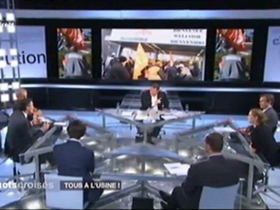 Philippe POUTOU sur France 2 dans Mots croisés