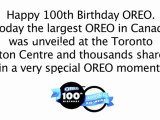 Largest Oreo Cookie in Canada at 100th Birthday Party