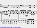 Johann Sebastian Bach's Sheep May Safely Graze Sheet Music for Violin and Piano - Video Score