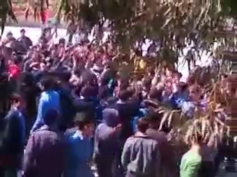 فري برس ريف دمشق مارح نركع طلاب داريا الأحرار 6 آذار 2012 3