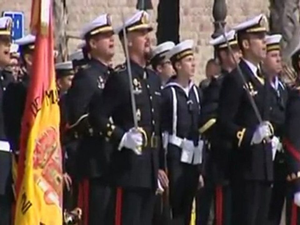 El príncipe preside en Cartagena el acto central del aniversario de la Infantería Marina