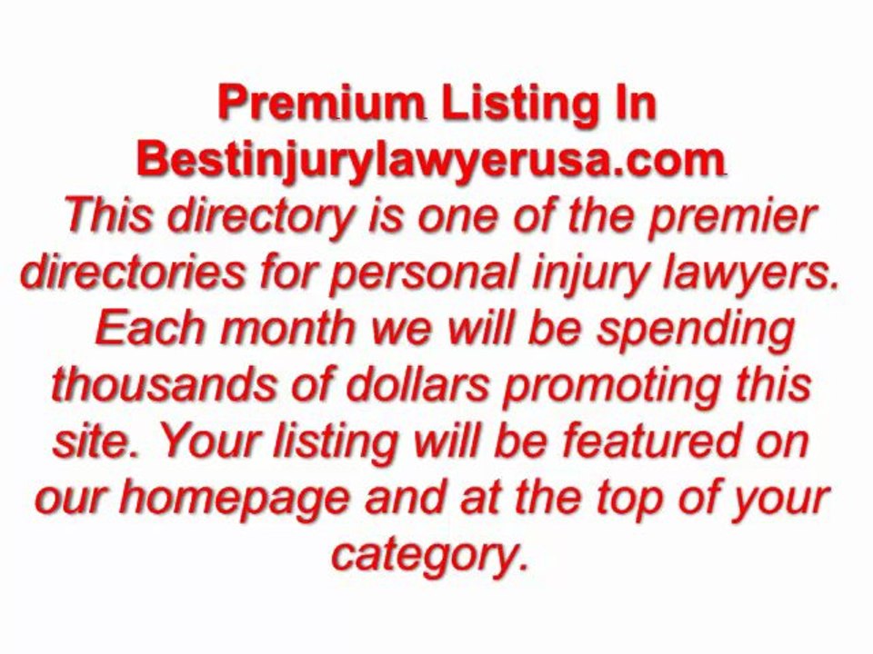 Advertising For Personal Injury Lawyers