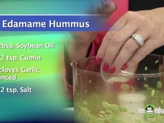 Simple And Nutritious Edamame Hummus