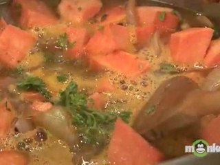 Carrot, Parsnip, and Sweet Potato Soup