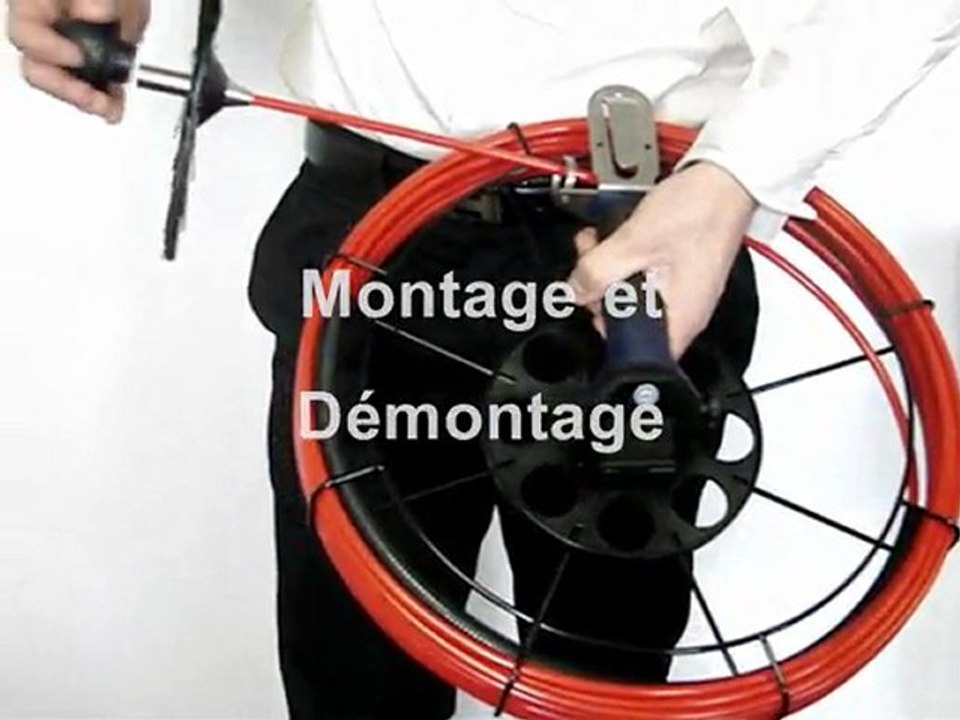 Canne de Ramonage sur Enrouleur