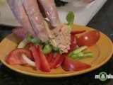 Tuna Salad with Peppers, Onions and Olives