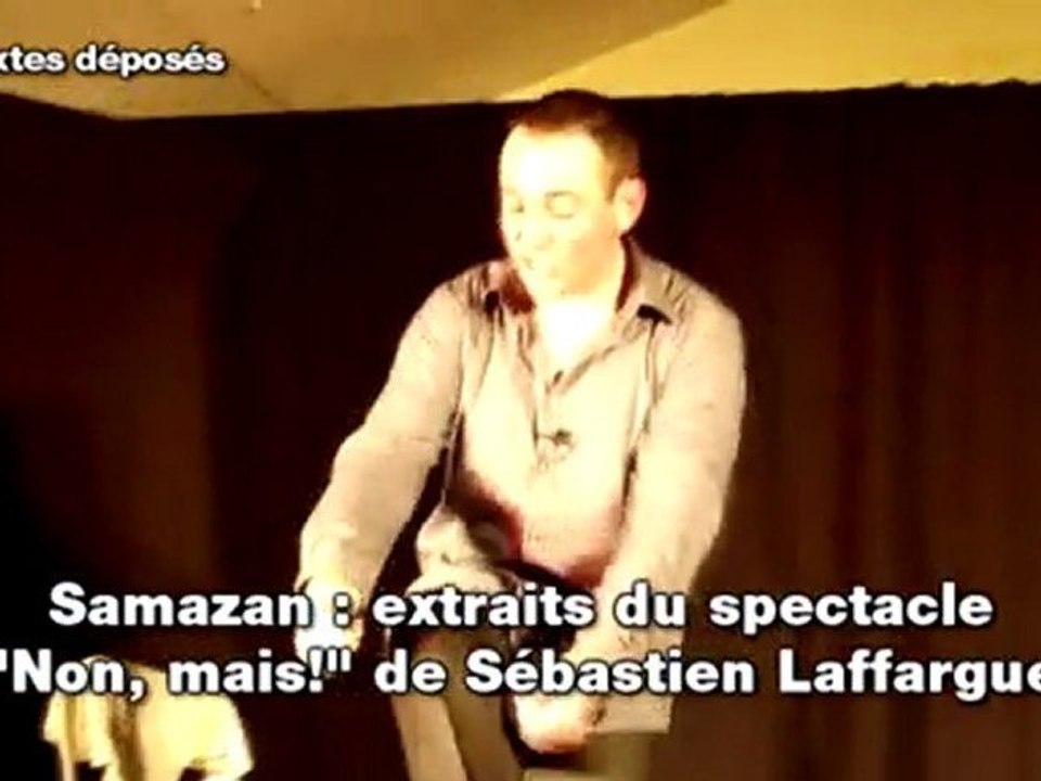 Samazan : extraits du dernier spectacle de Sébastien Laffargue