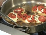 How to Make Caprese Style Chicken Breasts with a Mixed Pepper Medley