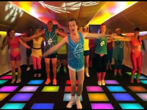 Crazy disco for Kiwi airline safety instructions