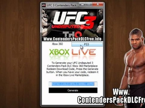UFC Undisputed 3 Contenders Pack DLC Codes Free Giveaway