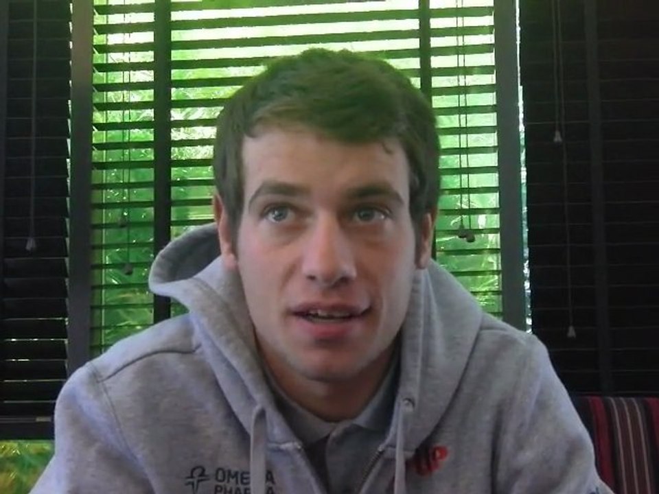 Adam Blythe makes a point on his experience with Lotto