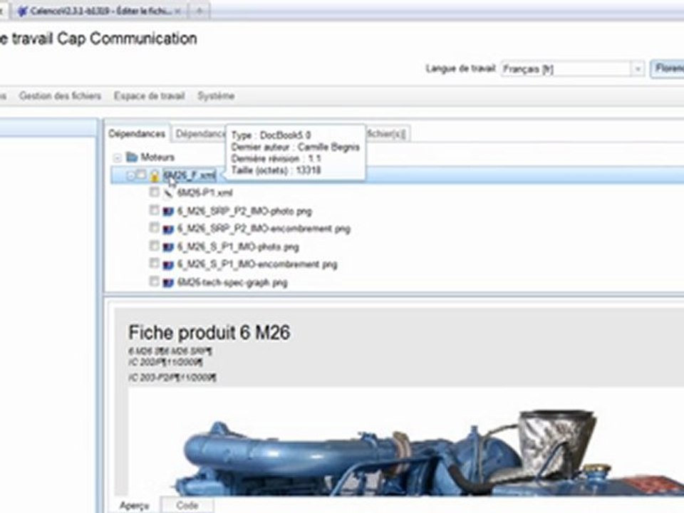 Calenco, présentation de l'interface d'automatisation des documents