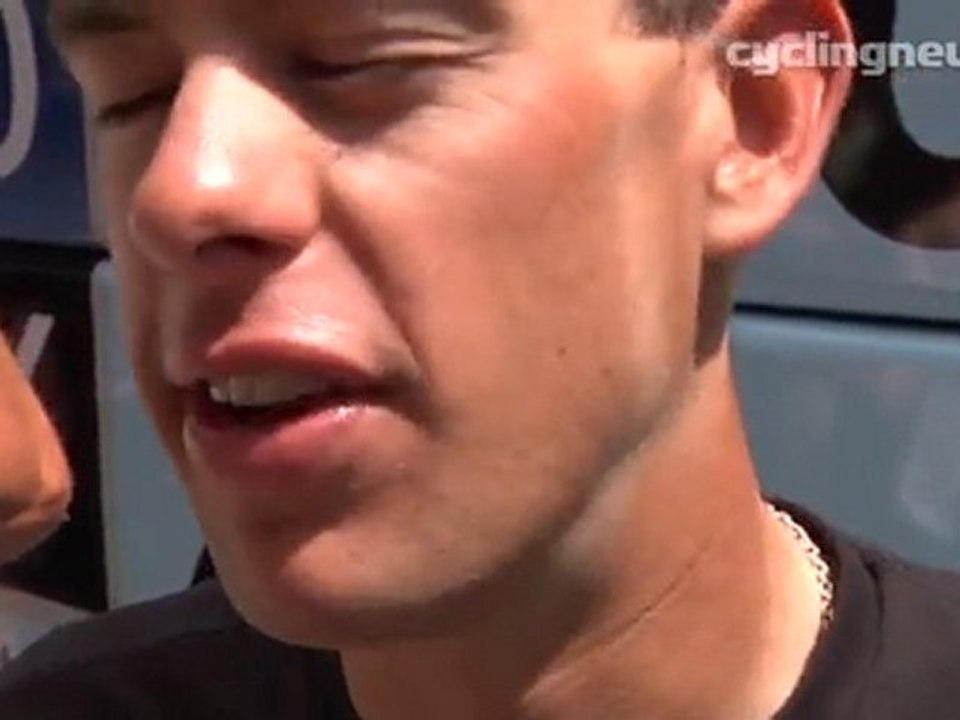 Richie Porte talks after Tour de France stage 20 timetrial